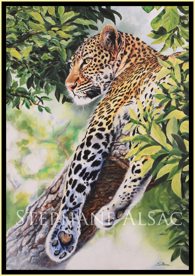 Peinture leopard