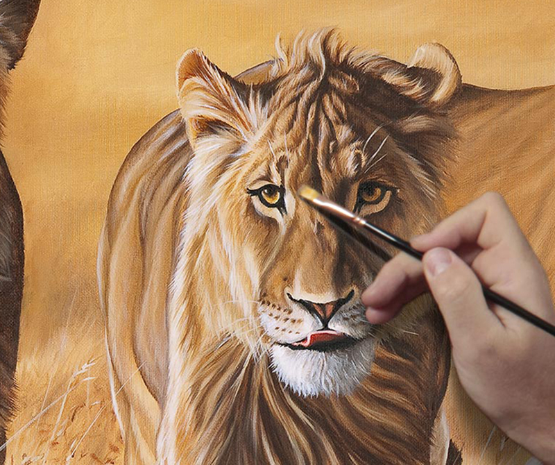 lions-painting-video-demo