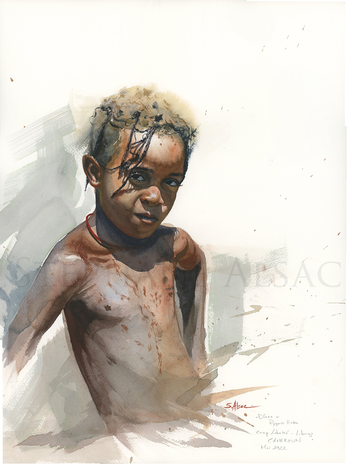 portrait-painting-african-girl-face-sketchbook-africa