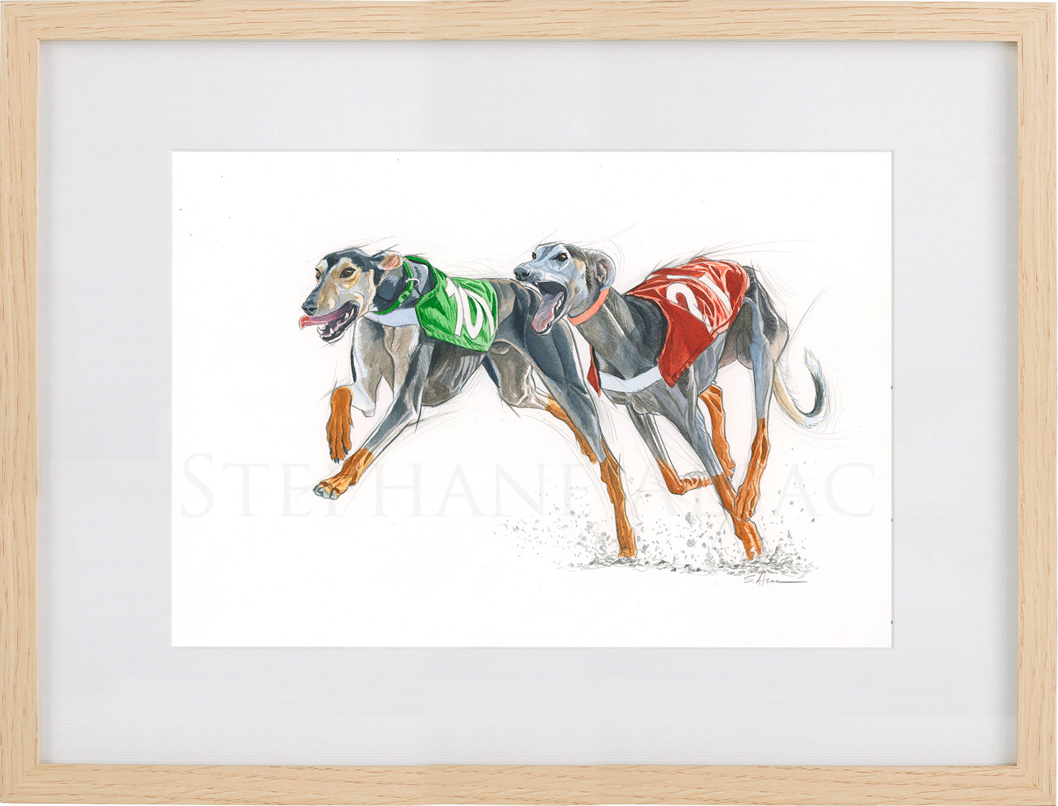 art-painting-salukis-racing-greyhounds-arabian-competition-dubai