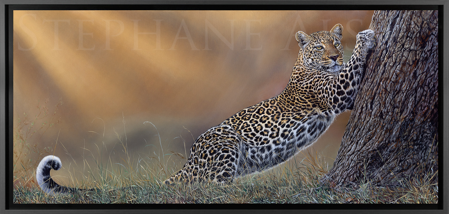 wall-art-framed-painting-limited-edition-print-leopard-art