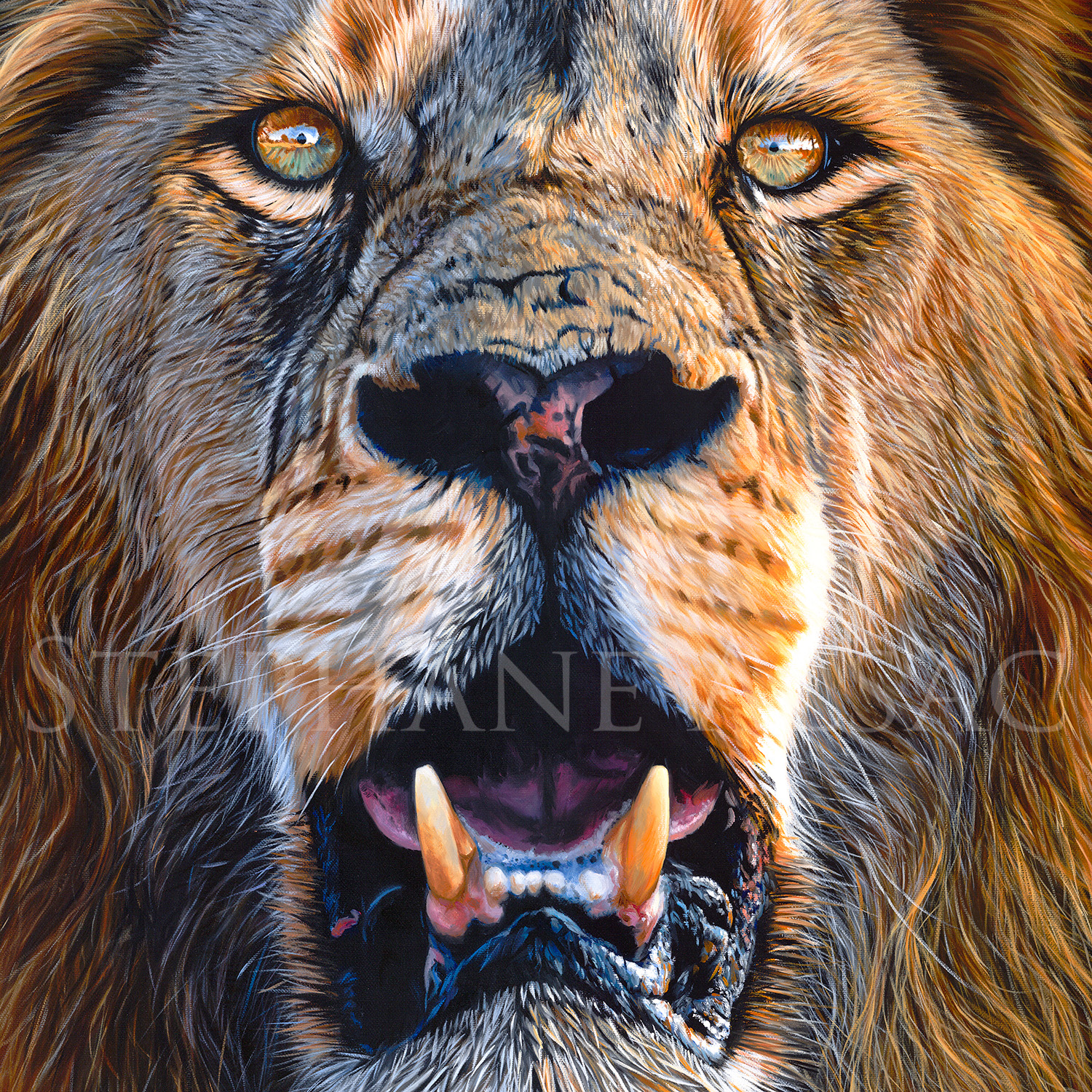 painting-canvas-realistic-lion-french-artist-alsac