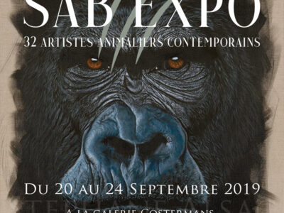Affiche - SAB-Expo- Stephane-Alsac - artistes-animaliers
