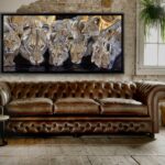 decoration-moderne-chesterfield-tableau-animaux-afrique-lions