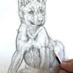 drawing-sketching-wolf-baby-pencil
