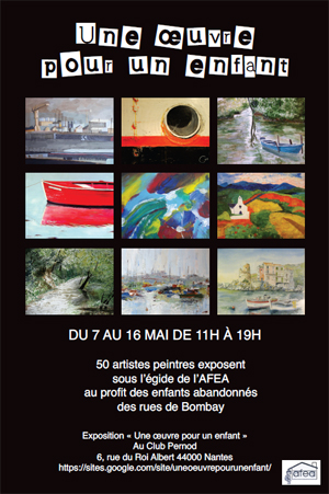 affiche expo peinture AFEA 2011