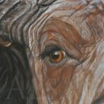 great-painting-art-animal-buffalo-africa-realism