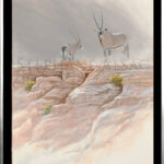 painting-Oryx-in-Damalarand-framed