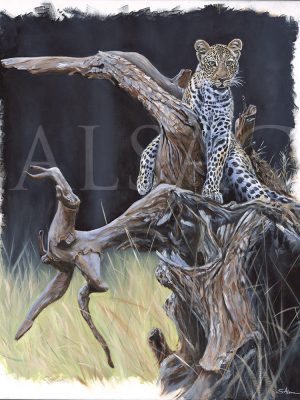 painting-leopard-kenya-