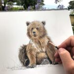 peindre-aquarelle-ours
