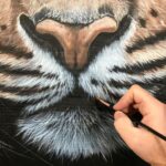 painting-tiger-mouth-oil-pencil-realism
