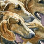 peinture-chasse-chiens-art-animalier