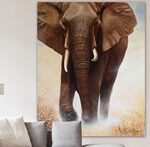 peinture elephant decoration