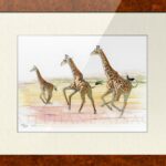 reproduction-litho-peinture-girafes-dessin