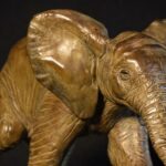 bronze-cast-sculpture-baby-elephant-alsac