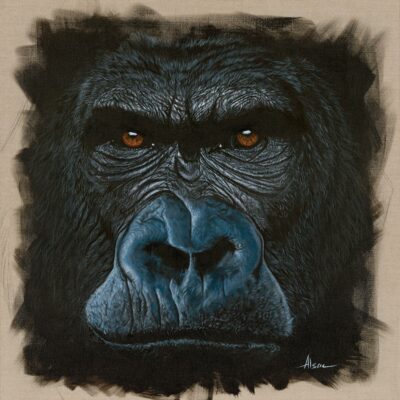 painting-art-gorilla-portrait-face-eyes